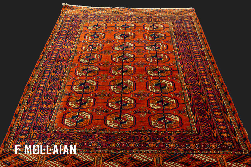 Antique Turkmen Bukhara (Russian) Carpet  n°:38543554